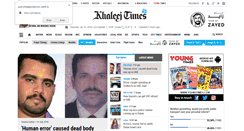 Desktop Screenshot of khaleejtimes.com